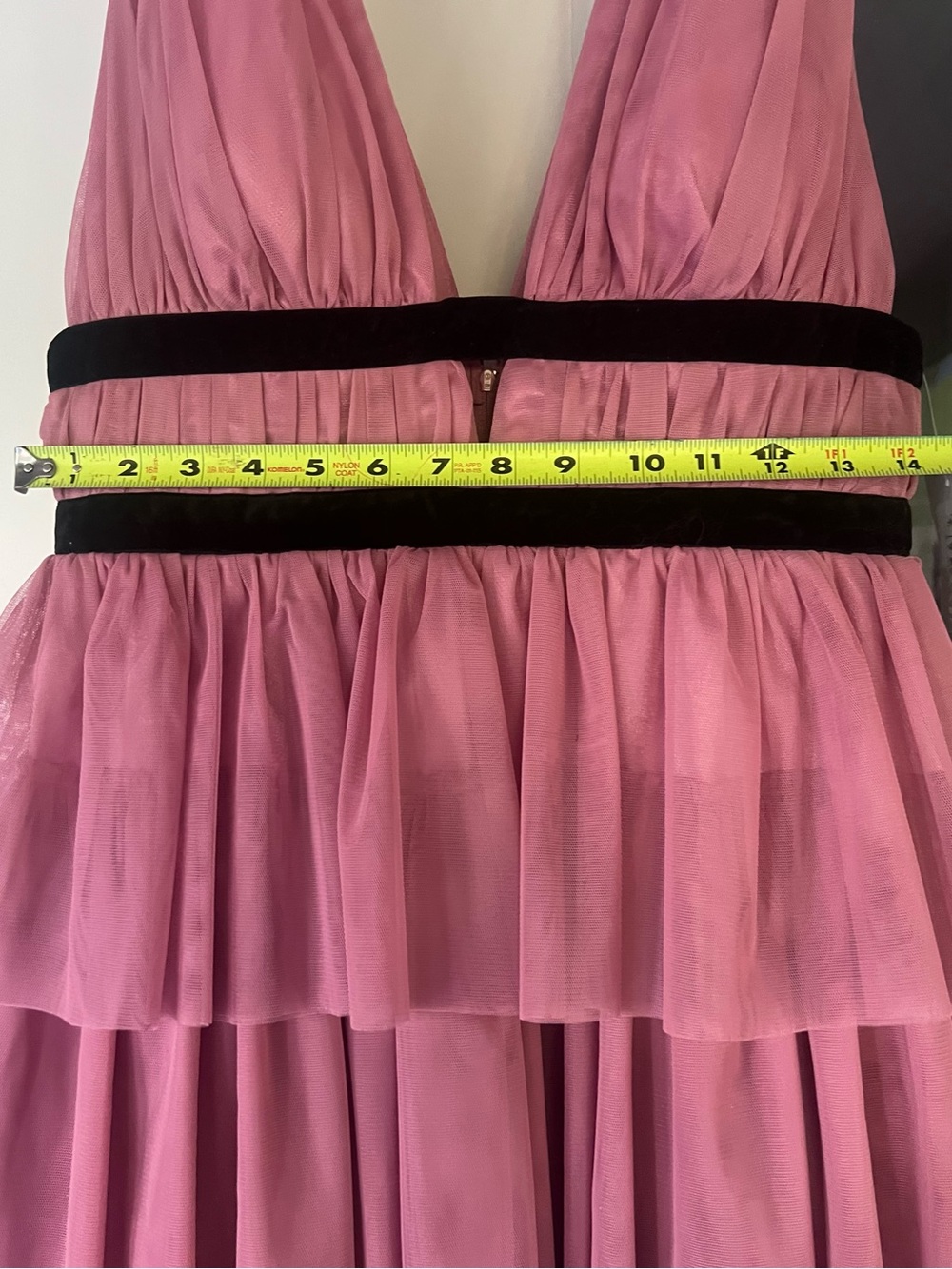 NWOT Dear Moon Dress
Deep V-Neck Shirred Bodice To Tiered Tulle Ballgown Dress - Picture 3 of 8